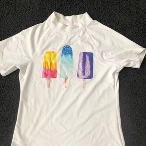 Lands’ End rash guard top